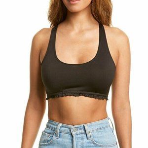 Peyton Valley Tank top Cropped Ruffle S $80